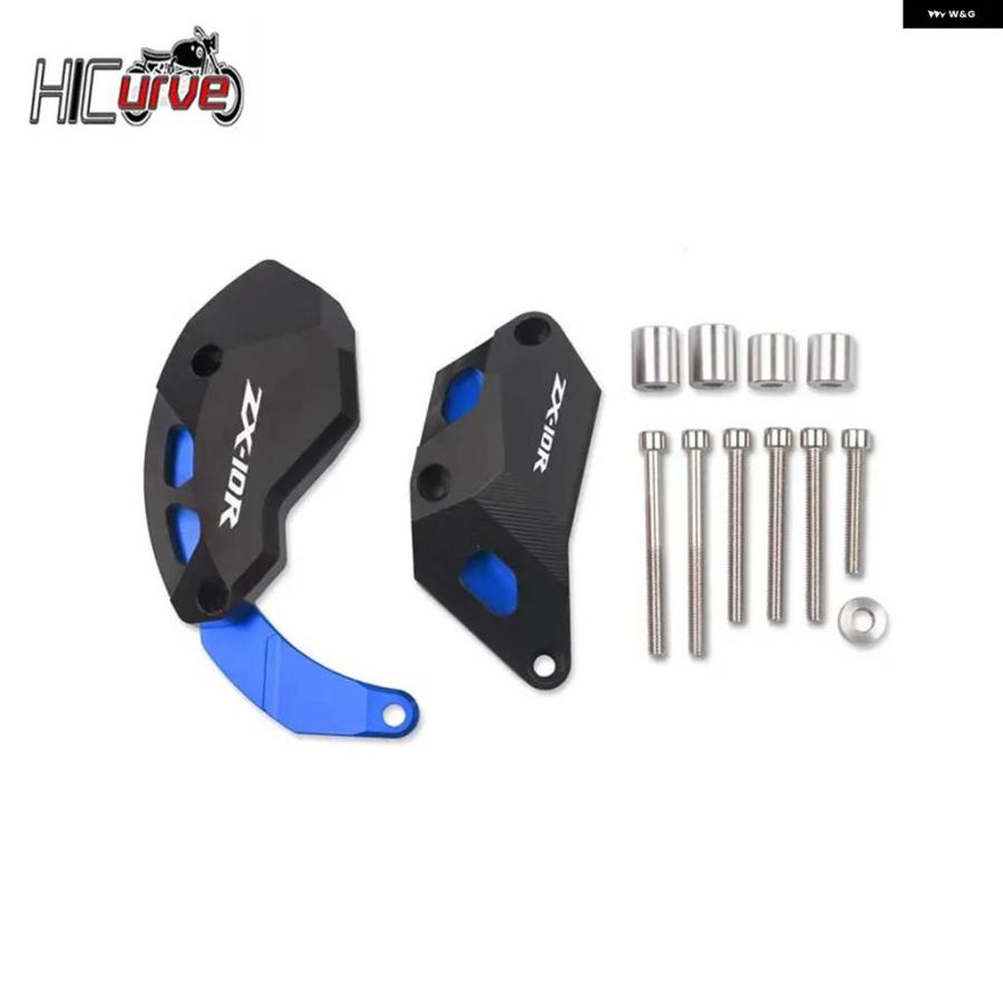並行輸入品ZX-10R 2011-2023 2020 2021 2022 オートバイ CNC エンジン クラッシュ ガードステーター フレーム スライダー プロテクターの画像