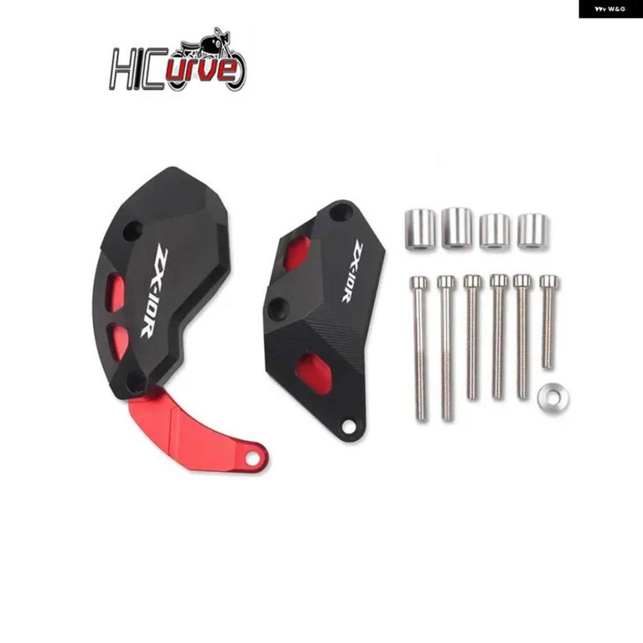 並行輸入品ZX-10R 2011-2023 2020 2021 2022 オートバイ CNC エンジン クラッシュ ガードステーター フレーム スライダー プロテクターの画像
