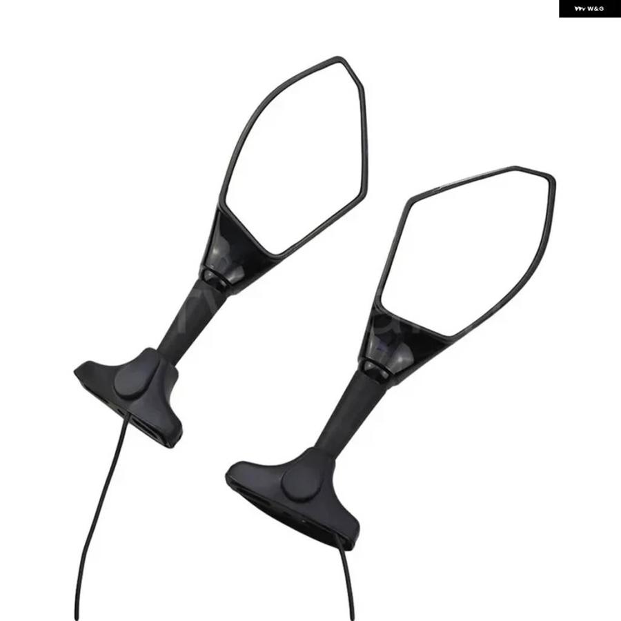 並行輸入品オートバイ 一体型LEDウィンカー リアビューミラー ヤマハ YZFR1 1999 2000 2001-2009 FZ1 FAZER FZ6 FZ6S FJR1300の画像