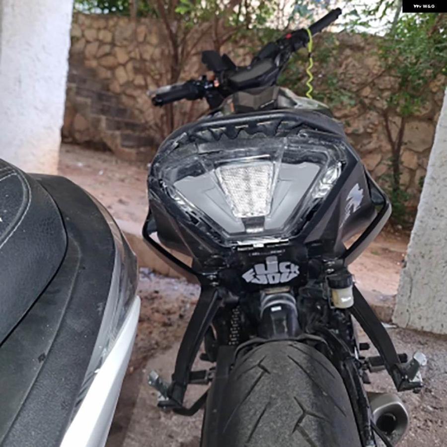 並行輸入品ヤマハ MT-07 FZ07 2021-2024 MT07 オートバイ カスタム テールライト ブレーキウィンカー統合 テールライト リアLEDライトの画像