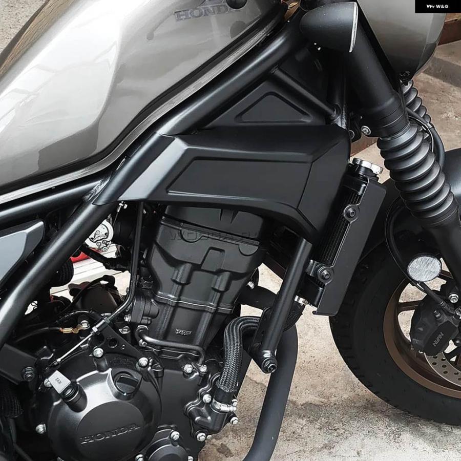 並行輸入品WOOGA REBEL エンジン カバー ホンダ REBEL CMX 250 300 500 ボディサイド フレーム フェアリング ケース CL 250 300 500 エンジン フィリンの画像