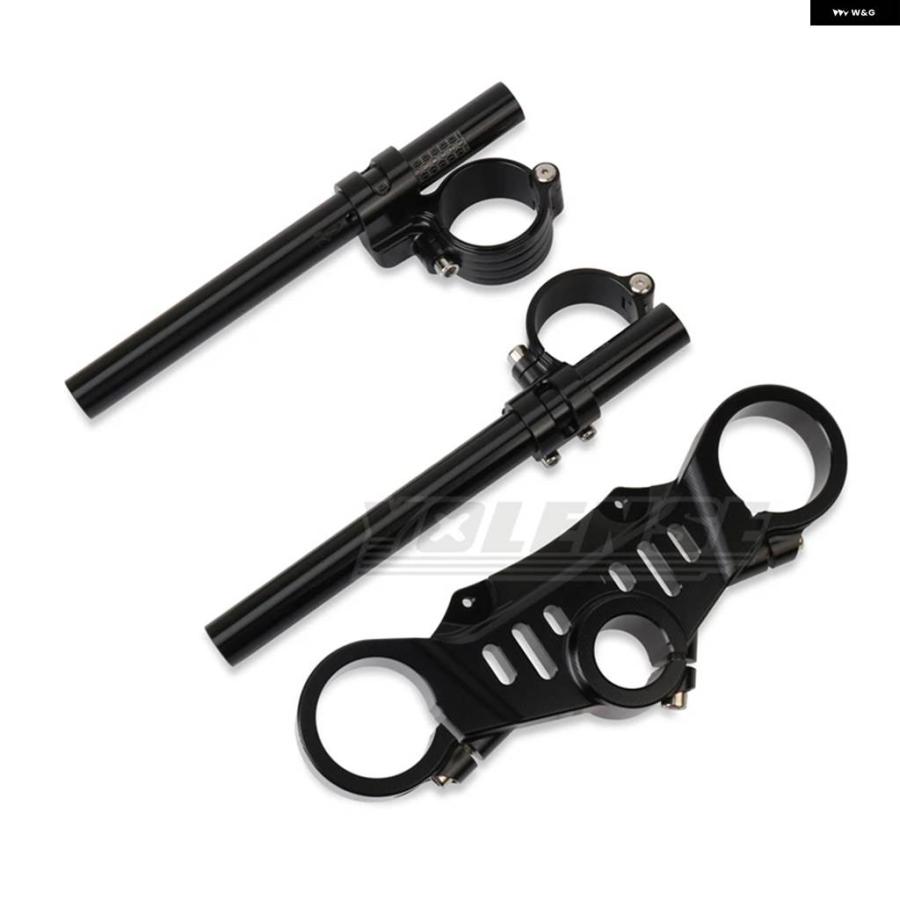 並行輸入品オートバイ ショック アブソーバー ダンパー ハンドルバー ハンドルバー ブレースフロント フォーク ブラケット トリプルクランプ450SR 450 Sの画像