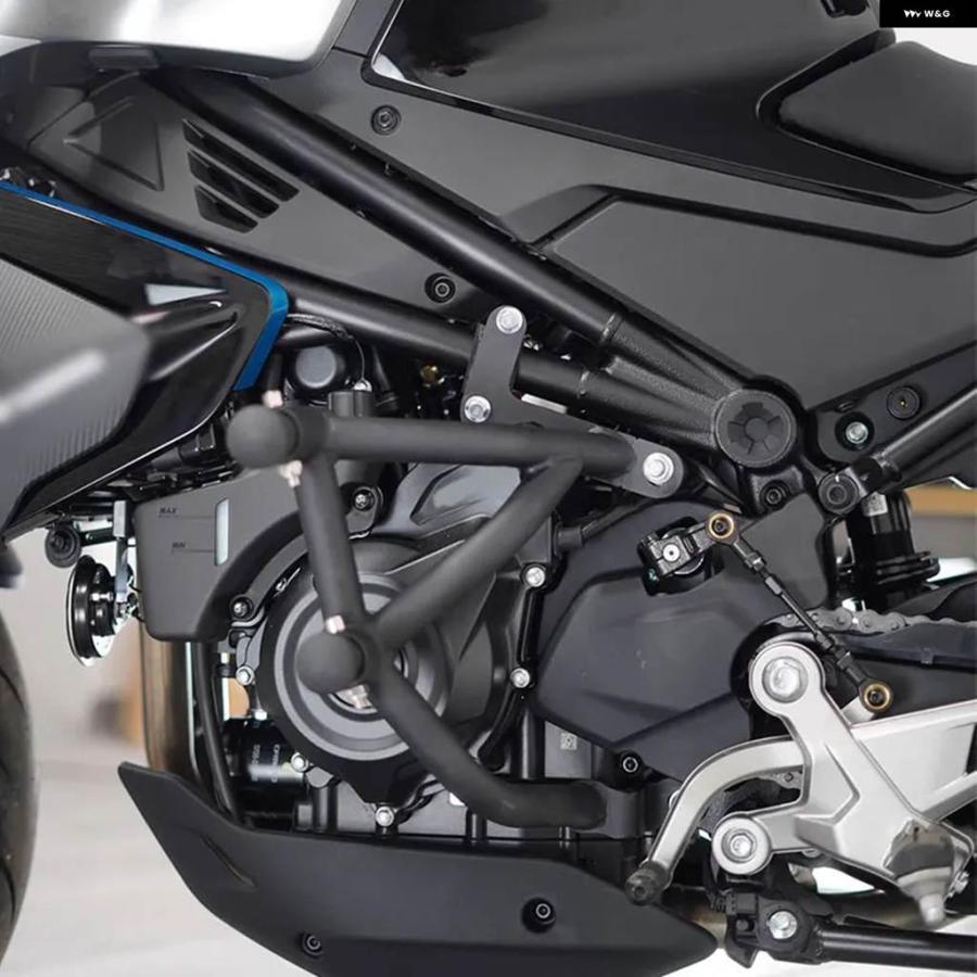 並行輸入品450 SS SR オートバイ アクセサリー エンジン アンチ クラッシュ バー CFMOTO 450SR 450SS 2022 23 フレーム バンパー フェアリング_4