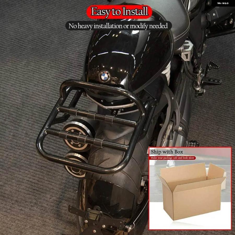 並行輸入品BMW R NINE T R9T リアシート ラゲッジラック キャリア シェルフ RNINET SCRAMBLER RACER PURE URBAN G/S 2014-2023 バイク アクセサリーの画像