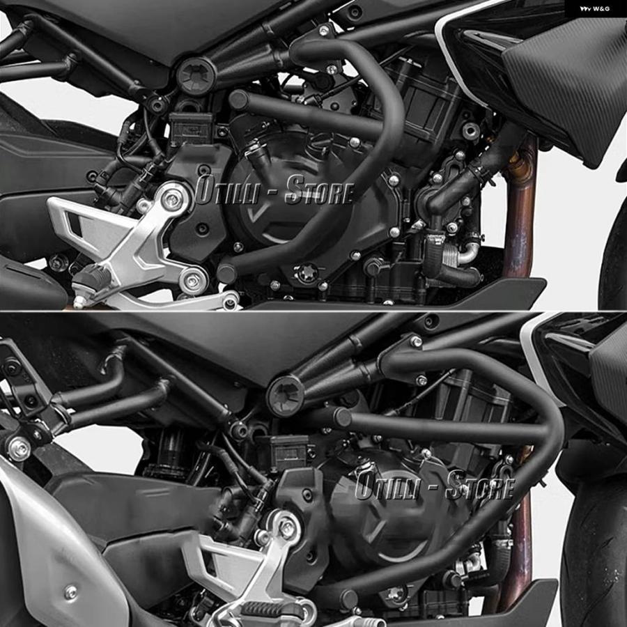 並行輸入品450SR 2022 2023 2024 オートバイ 左右 エンジン タンクガード クラッシュ バー CFMOTO 450 SR 450SR バンパーの画像