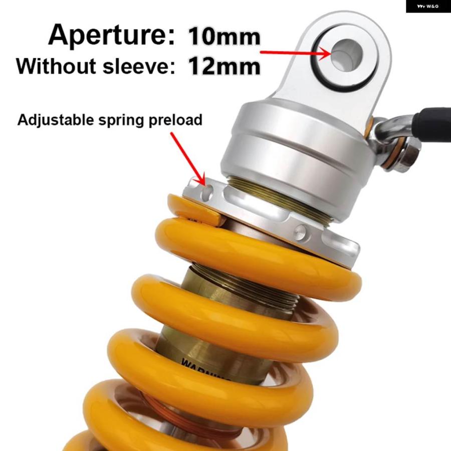 並行輸入品205/235/260/285MM バイク エアショック アブソーバー リアサスペンション ヤマハ ホンダ カワサキ MSX125 SF ベネリ TNT125 135 CF250SR_9
