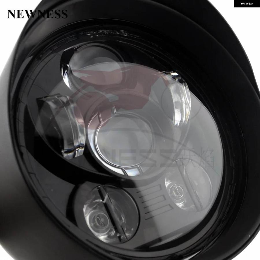 並行輸入品5.75インチ 6灯 LED ヘッドライト オートバイ バレット