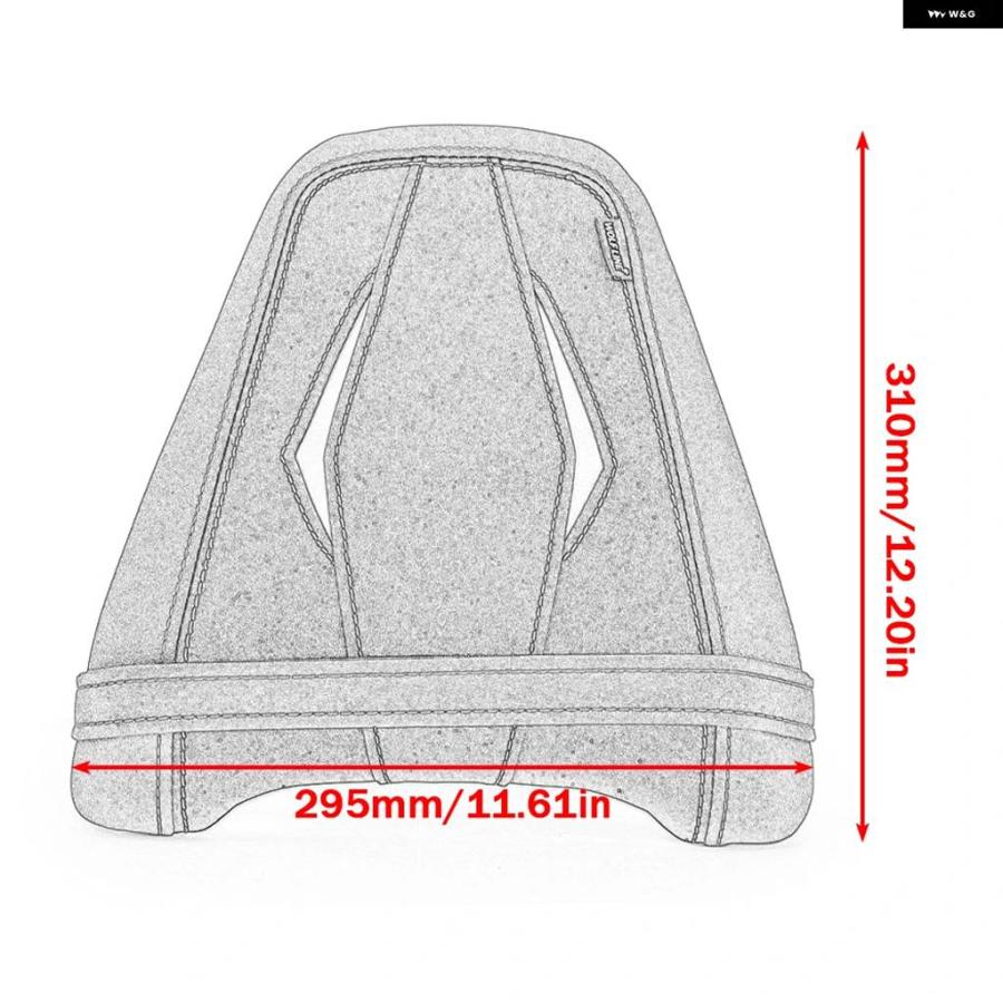 並行輸入品オートバイ リア助手席 クッション ソフト クッション ホンダ CB650R CBR650R CB CB650 CBR650 R 2024-_9