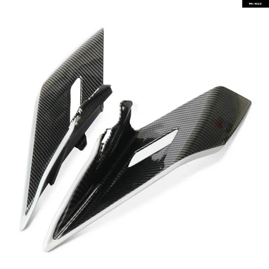 並行輸入品450SR バイク パーツ サイドダウンフォーススポイラー 固定 ウィングレット フェアリング ウィング デフレクター アクセサリー 450SR 450 SRの画像