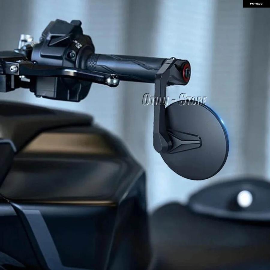 並行輸入品MT-09 SP 2024 バイク アクセサリー ブルーレンズ スポーツハンドル バーエンド ミラー バックミラー ヤマハ MT09 SP_2