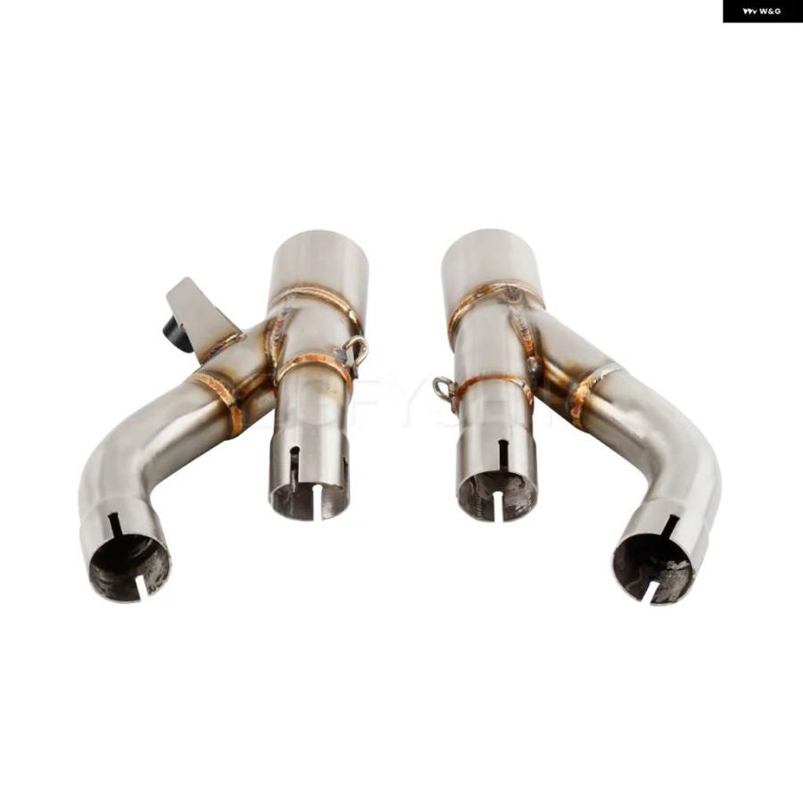 並行輸入品ヤマハ VMAX 1200 1984〜2007 VMAX1200 V-MAX V MAX 1200 エスケープ スリップオン バイク エキゾーストマフラー ミッドリンク パイプ_2