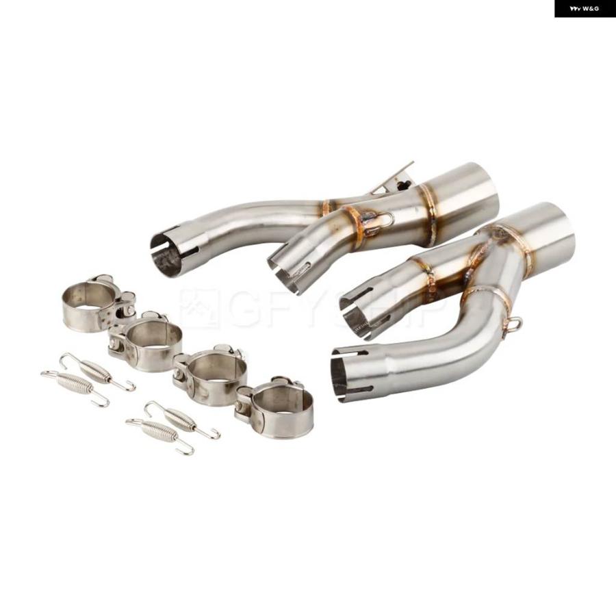 並行輸入品ヤマハ VMAX 1200 1984〜2007 VMAX1200 V-MAX V MAX 1200 エスケープ スリップオン バイク エキゾーストマフラー ミッドリンク パイプ_3