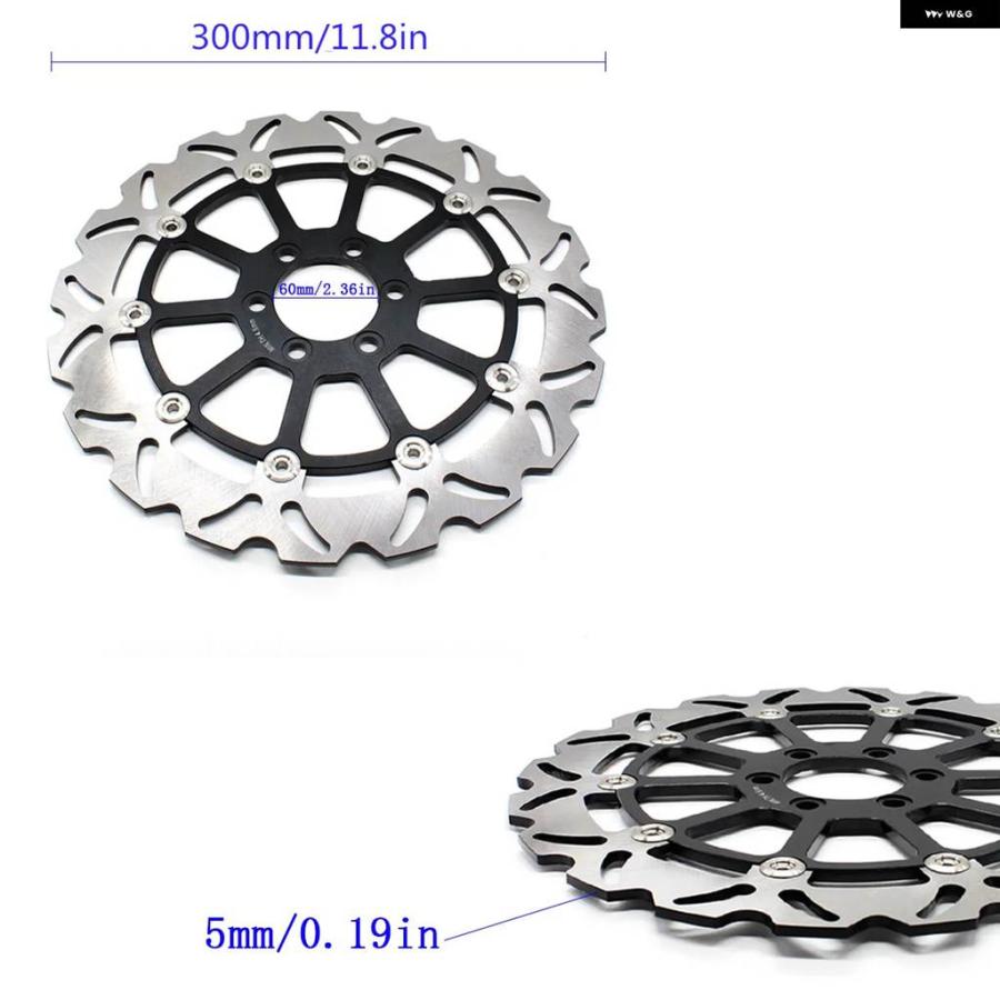 並行輸入品DUKE 125 200 390 RC125 RC200 RC390 2012-16 CNC 300MM 320MM フローティングフロント ブレーキディスク ローター_5