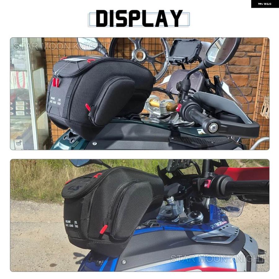 並行輸入品バイク アクセサリー 12L タンクバッグ キャリア クイック