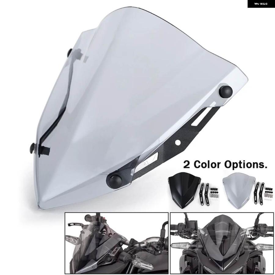 並行輸入品 オートバイ フロントガラス ヤマハ MT-03 MT03 MT25 2020 - 23 ウィンドデフレクター ブラケッの画像