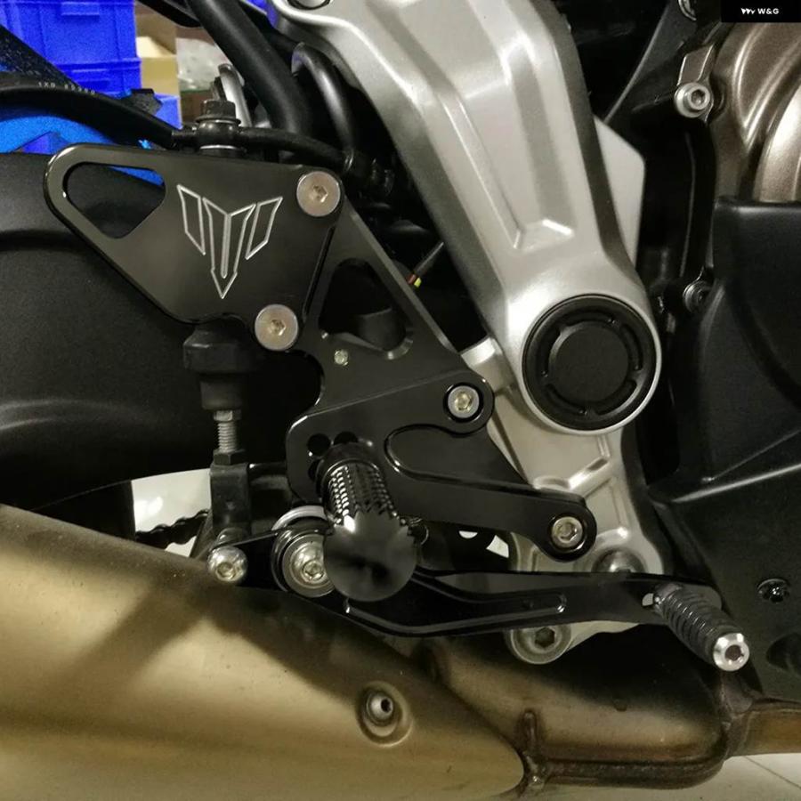 並行輸入品 2020 FZ-07 MT-07 CNC調整可能 フットレスト リアセット ヤマハ MT07 FZ07 2013-20の画像