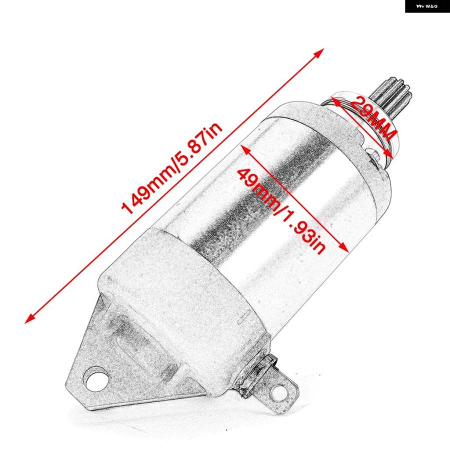 並行輸入品 スターターモーター ヤマハ WR250F YZ250FX YZ250F 2015-2019 WR 250F YZ 25の画像