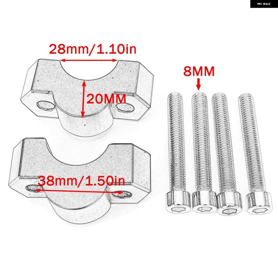 並行輸入品 ハンドルバー ライザー 20MM BMW F900R F900XR F850GS F850GS ADV アドベンチャーの画像