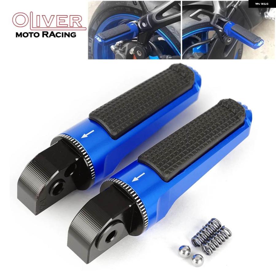 並行輸入品 リアパッセンジャー フットペグ フットレスト ヤマハ YZF-R1 R6 2003-2020 YZFR1 YZF-R1の画像