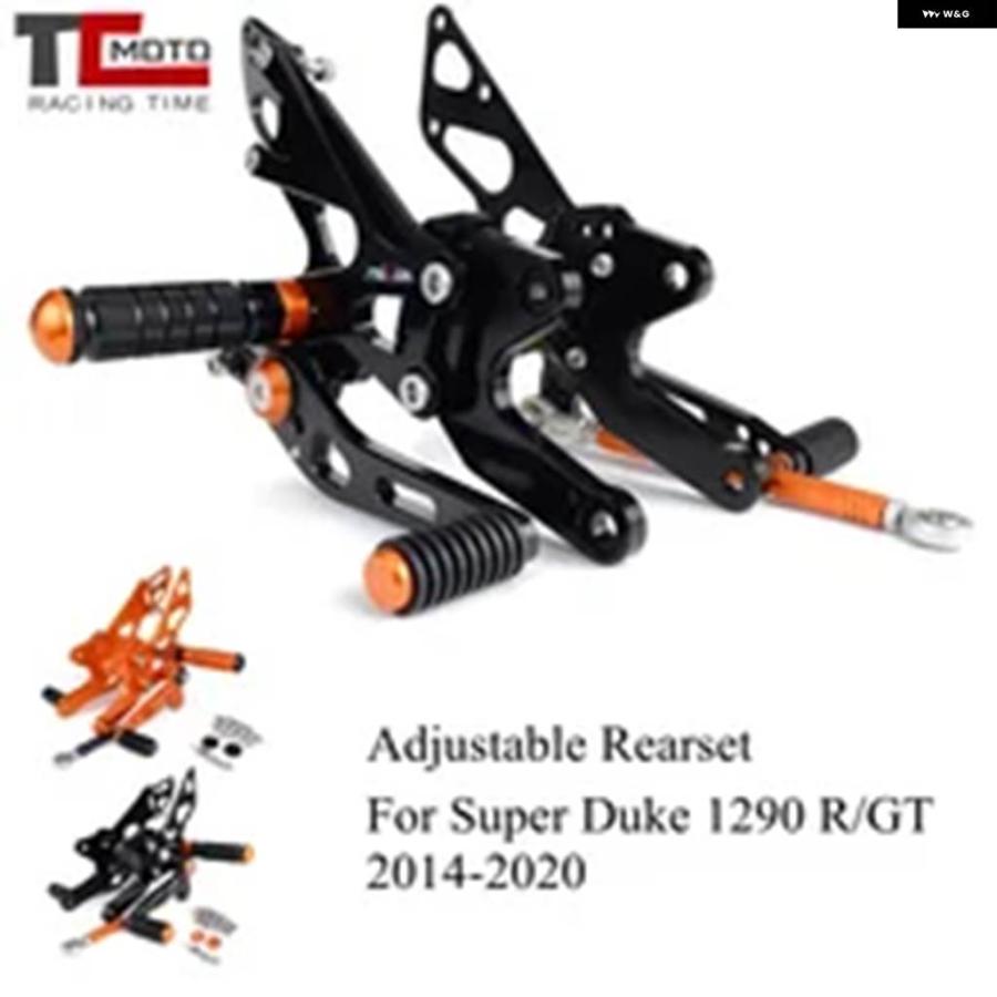 並行輸入品 オートバイ フットレスト キット 調整可能 リアセット KTM 1290 SUPER DUKE R GT 2014-2_5