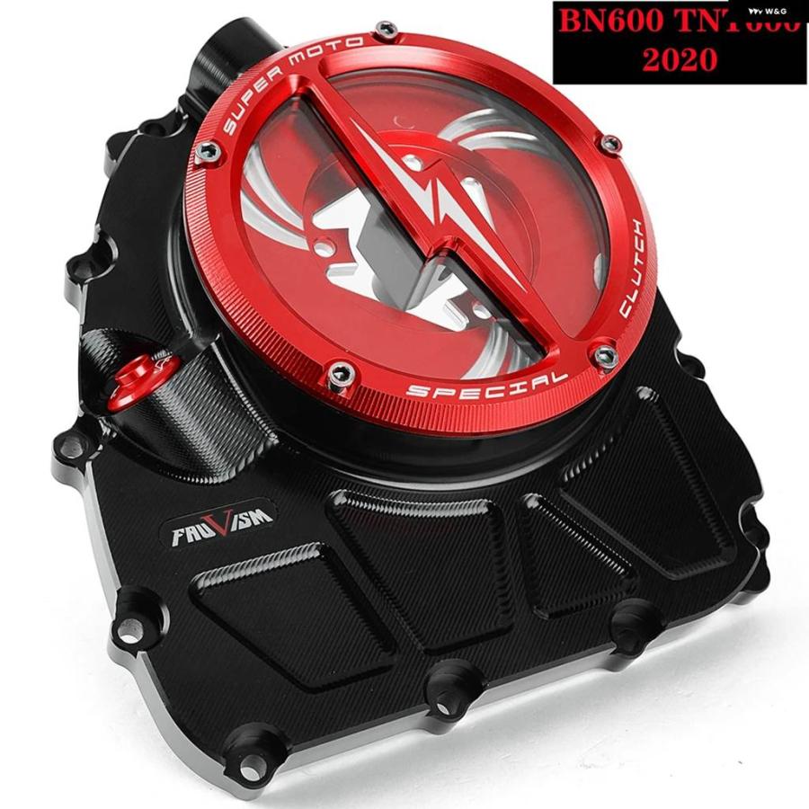 並行輸入品 バイク クリアクラッチカバー BENELLI BN600 TNT600 600CC 2020 エンジン プロテクターの画像