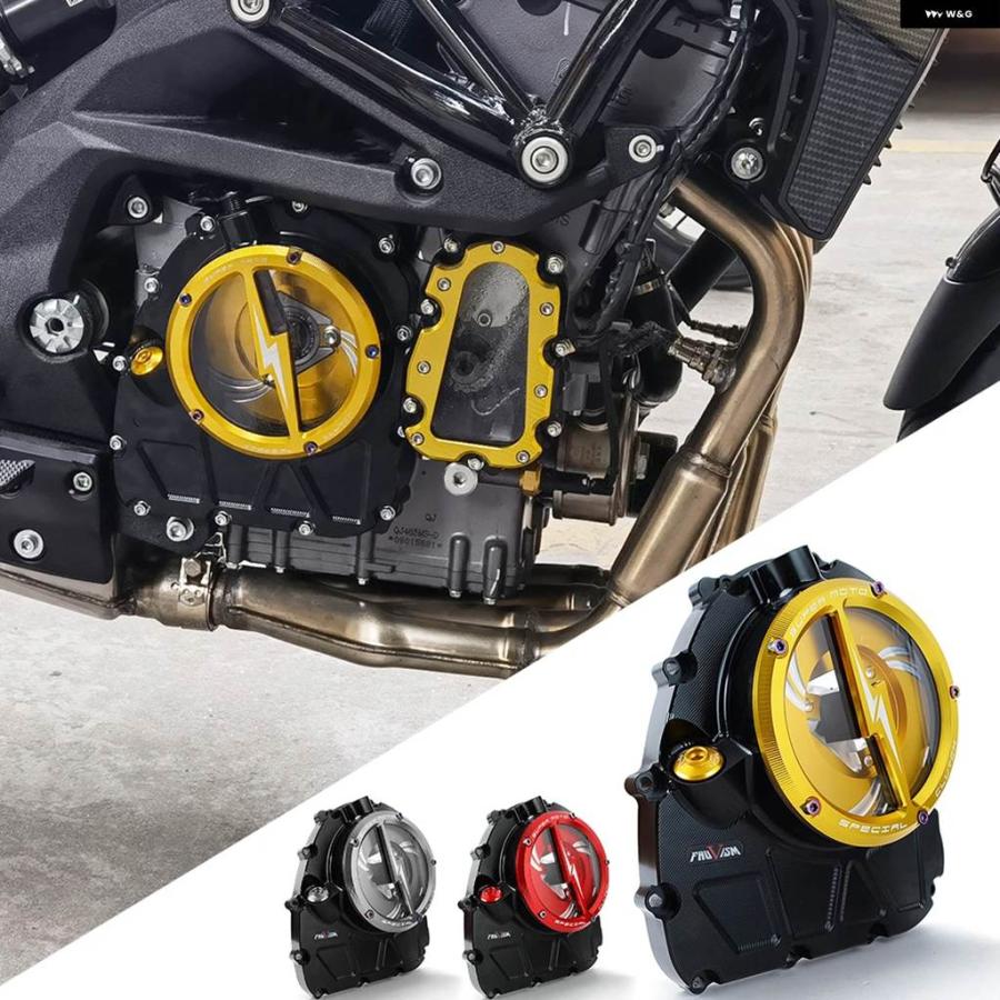 並行輸入品 バイク クリアクラッチカバー BENELLI BN600 TNT600 600CC 2020 エンジン プロテクターの画像