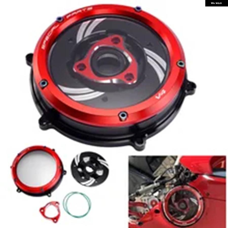 並行輸入品 クリアクラッチカバー ドゥカティ PANIGALE V4 / V4S 1100 /R 2018 - 21 エンジン ガ_4