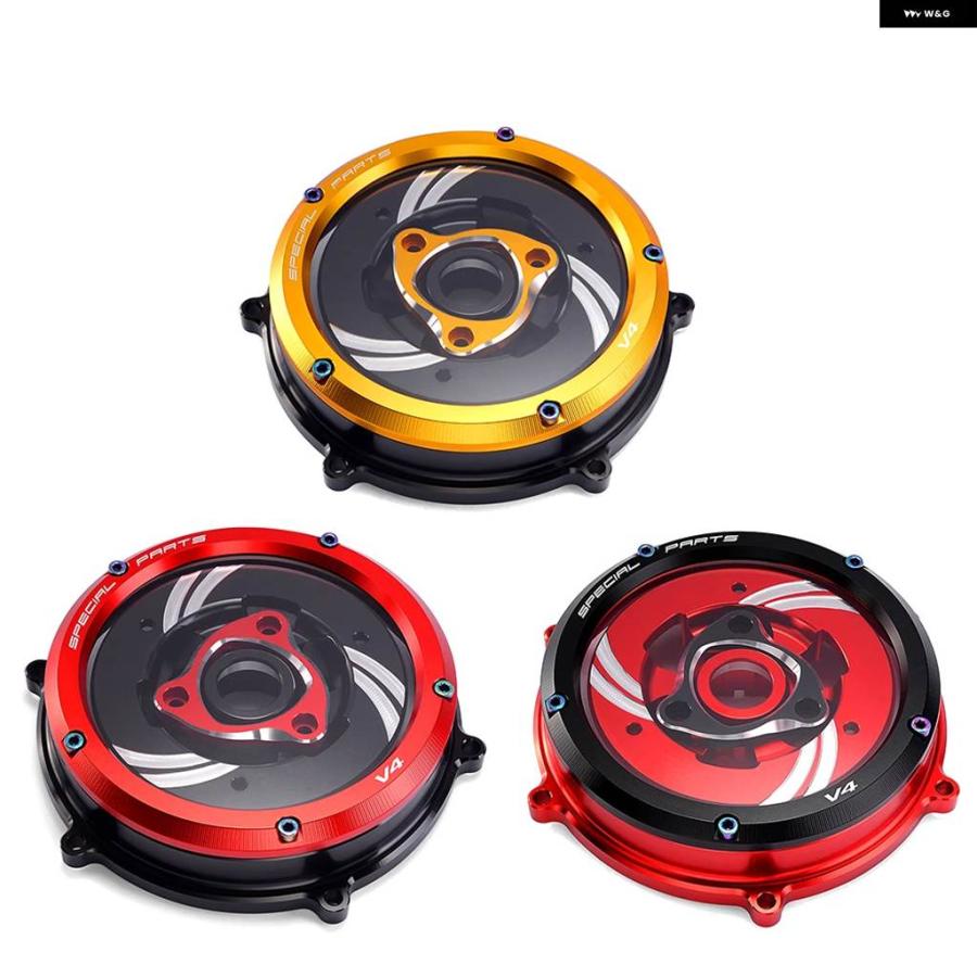 並行輸入品 クリアクラッチカバー ドゥカティ PANIGALE V4 / V4S 1100 /R 2018 - 21 エンジン ガ_5