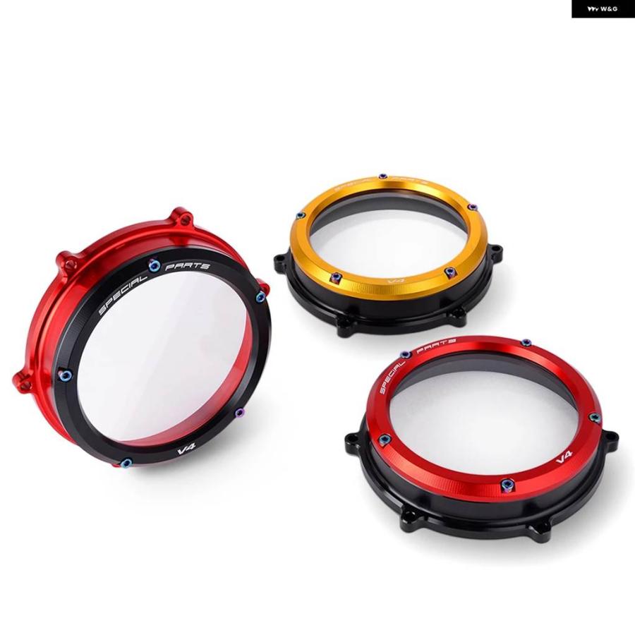 並行輸入品 クリアクラッチカバー ドゥカティ PANIGALE V4 / V4S 1100 /R 2018 - 21 エンジン ガ_7