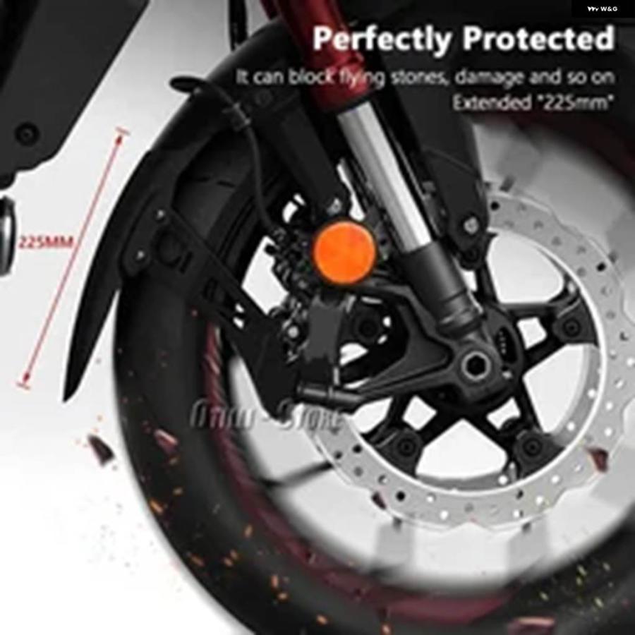 並行輸入品 オートバイ ABSフロント マッドガード ホイールフェンダーカーボンブラックパターン ホンダ CB750ホーネットホー_6