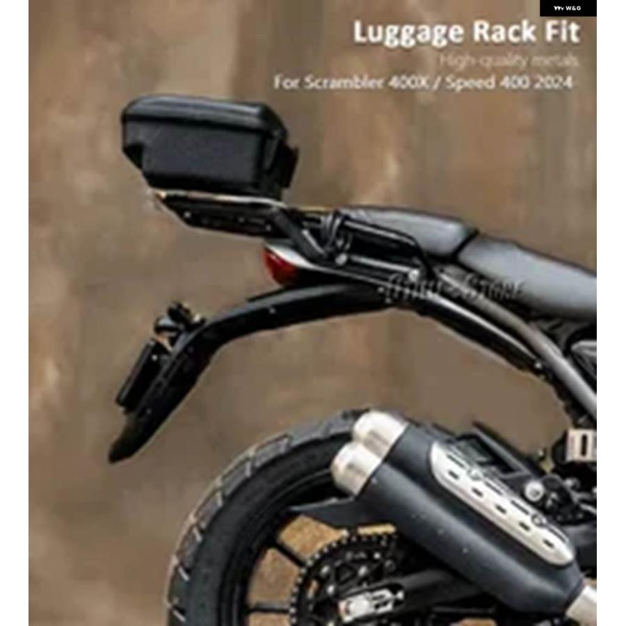 並行輸入品 SCRAMBLER 400X SPEED SPEED 400 2024 2025 バイク リアラゲッジラック キャリア_3