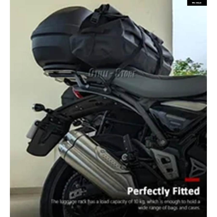 並行輸入品 SCRAMBLER 400X SPEED SPEED 400 2024 2025 バイク リアラゲッジラック キャリア_4