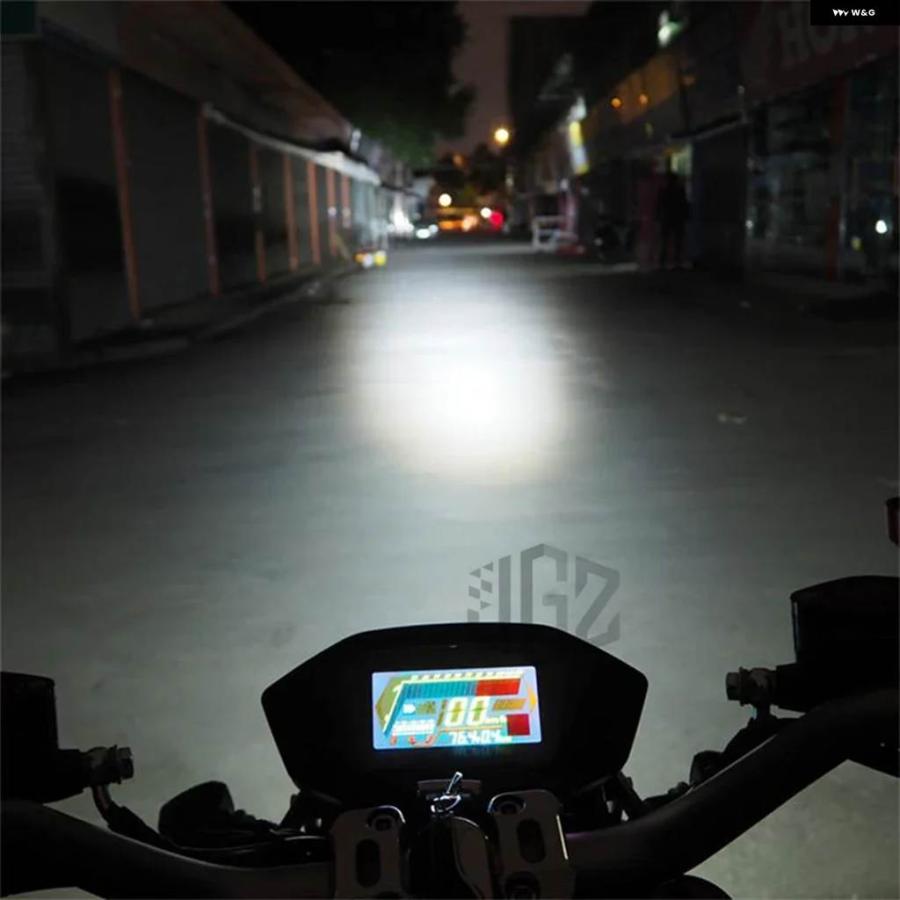 並行輸入品 オートバイ LED ヘッドライト 防水 ドライビングフロント