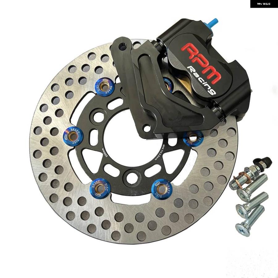 並行輸入品 200MM バイク ブレーキ キャリパー ディスクセット ホンダ