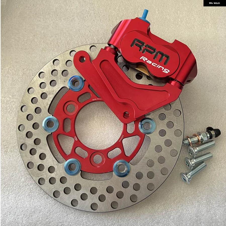 並行輸入品 200MM バイク ブレーキ キャリパー ディスクセット ホンダ