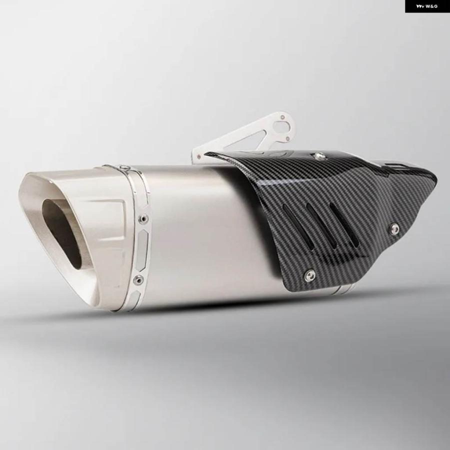 並行輸入品 51MM 汎用 エスケープ モト モトクロス マフラー オートバイ マフラー 自転車 ホンダ CBR650F CBR3の画像