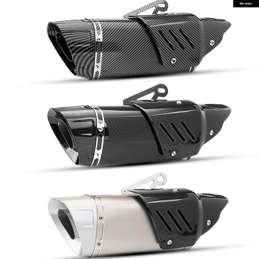 並行輸入品 51MM 汎用 エスケープ モト モトクロス マフラー オートバイ マフラー 自転車 ホンダ CBR650F CBR3の画像