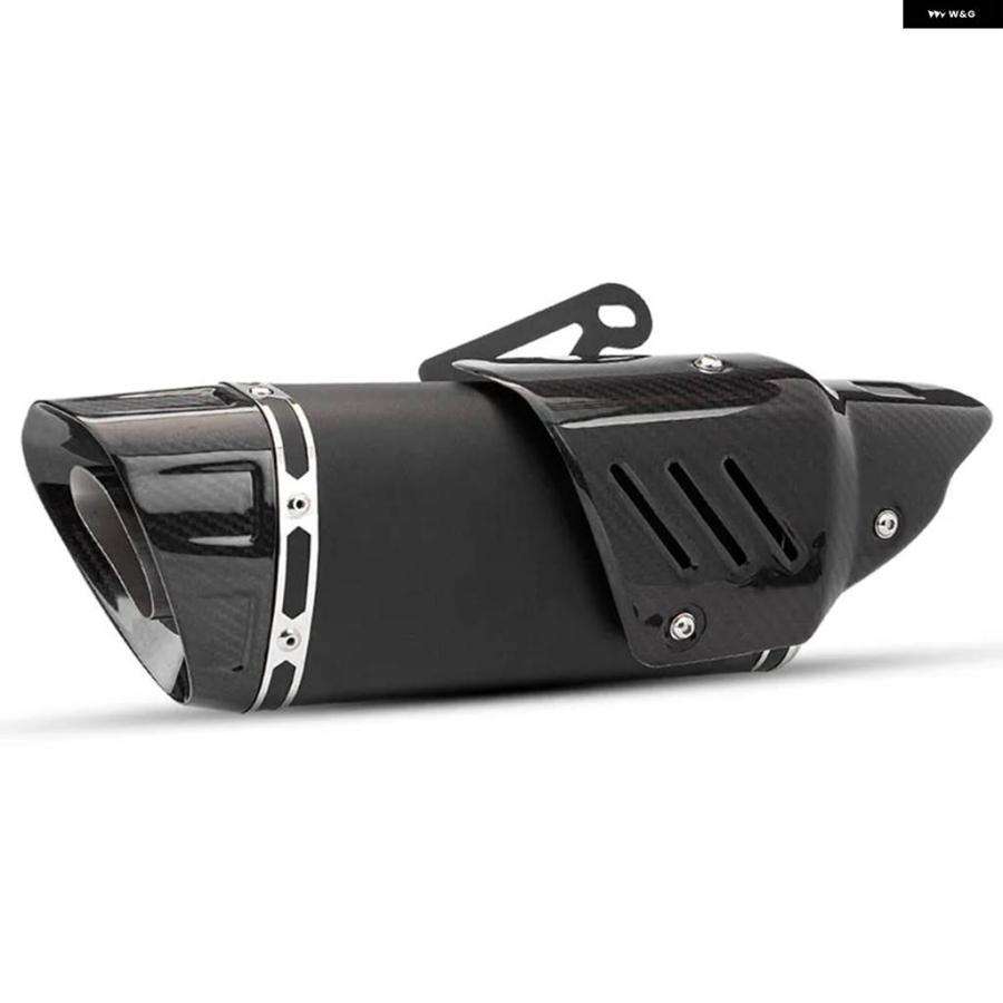 並行輸入品 51MM 汎用 エスケープ モト モトクロス マフラー オートバイ マフラー 自転車 ホンダ CBR650F CBR3の画像
