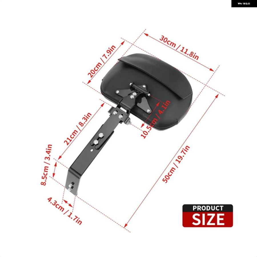 並行輸入品 ドライバーライダーバックレスト マウント キット 収納 ポーチ付きCAN-AM SPYDER F3 F3-L F3-Sの画像