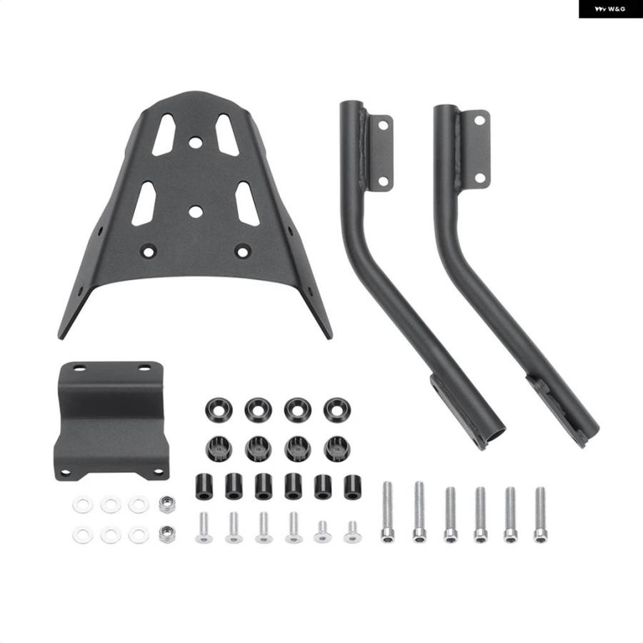 並行輸入品 バイク アクセサリー ブラック リアラゲッジラック マウント カーゴ キャリア サポート BMW G310R 2017_2