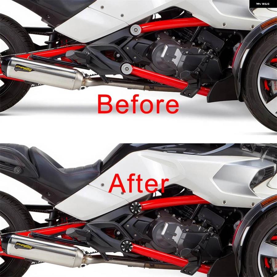 並行輸入品 アルミ フレーム ホールキャップカバー プラグCAM-AM SPYDER F3-S F3-T F3 LIMITED Sの画像