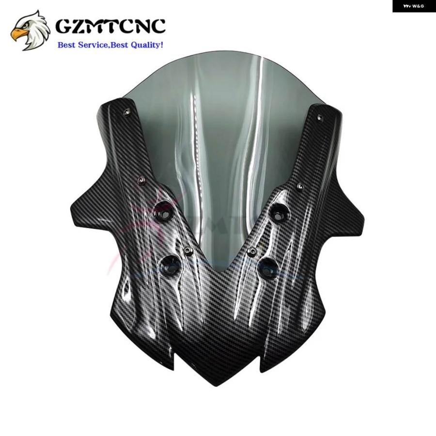 並行輸入品 カーボンパターン ウィンドシールド ホンダ CBR650F CBR 650F 2014 - 18 ウィンドツーリングス_6