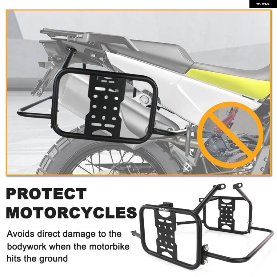並行輸入品 HUSQVARNA NORDEN 901 2022 - 2025 オートバイ サドルバッグ サポー トラック マウントの画像