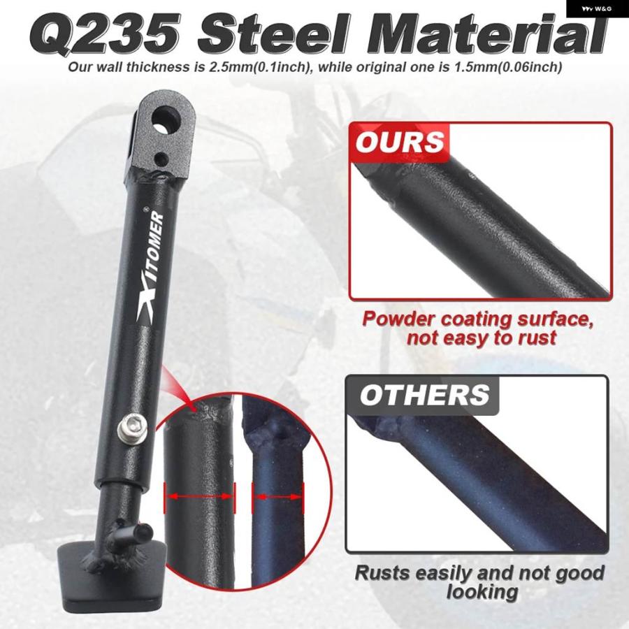 並行輸入品 オートバイ キック スタンド キックサイド スタンド カワサキ Z125 PRO 2017-2025 Z125 PRO_2