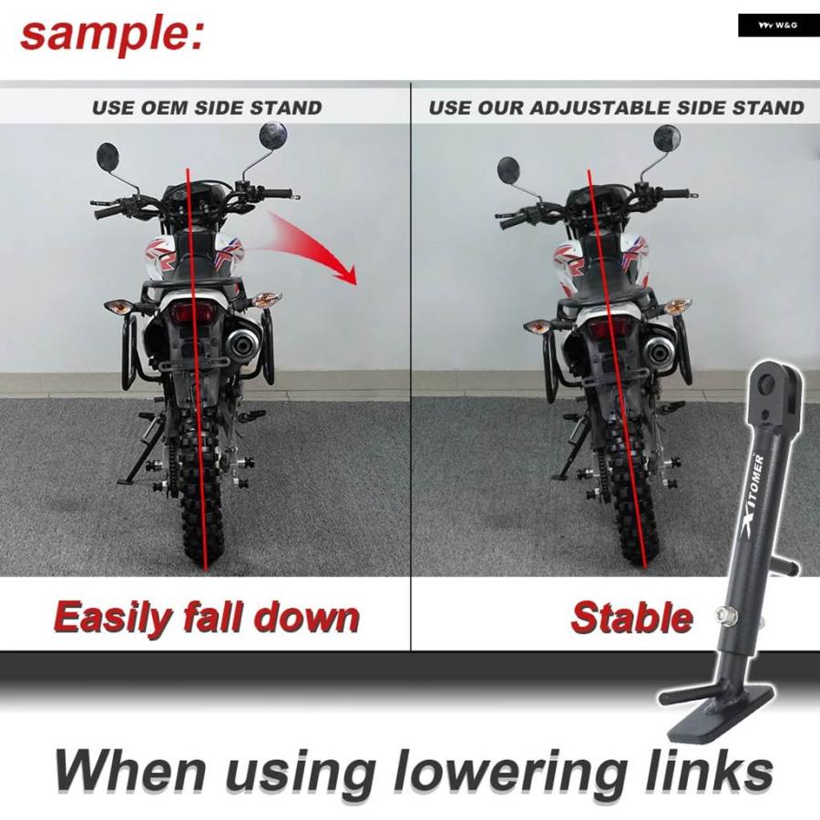 並行輸入品 オートバイ キック スタンド キックサイド スタンド カワサキ Z125 PRO 2017-2025 Z125 PRO_5