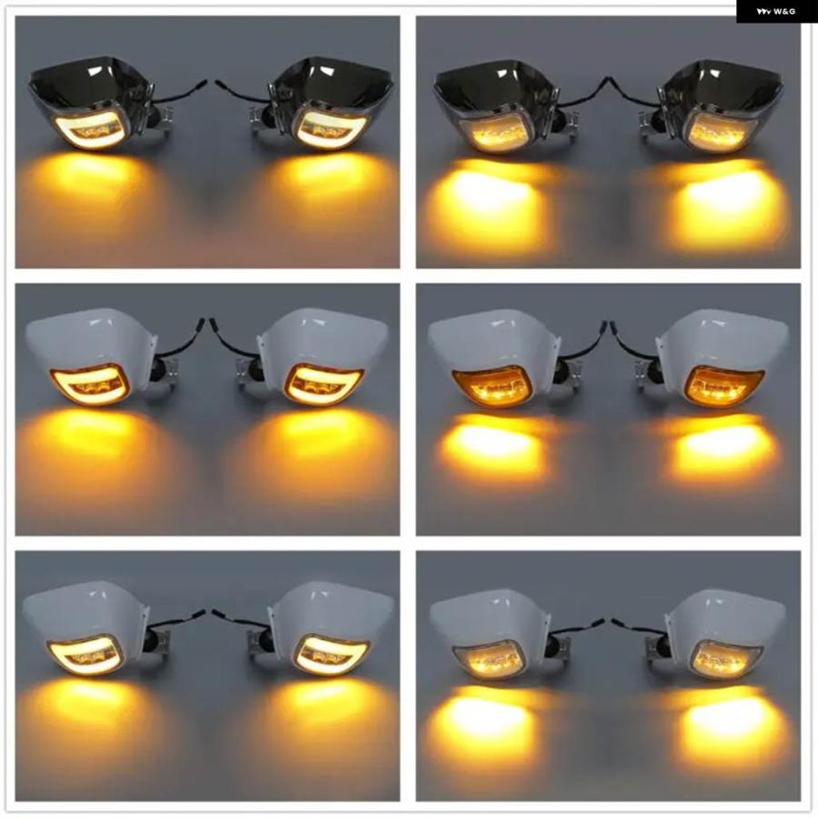 並行輸入品 ホンダ GL1800 ゴールドウィング 1800 F6B 2013-2017 バイク リアビューミラー LED ウィンの画像