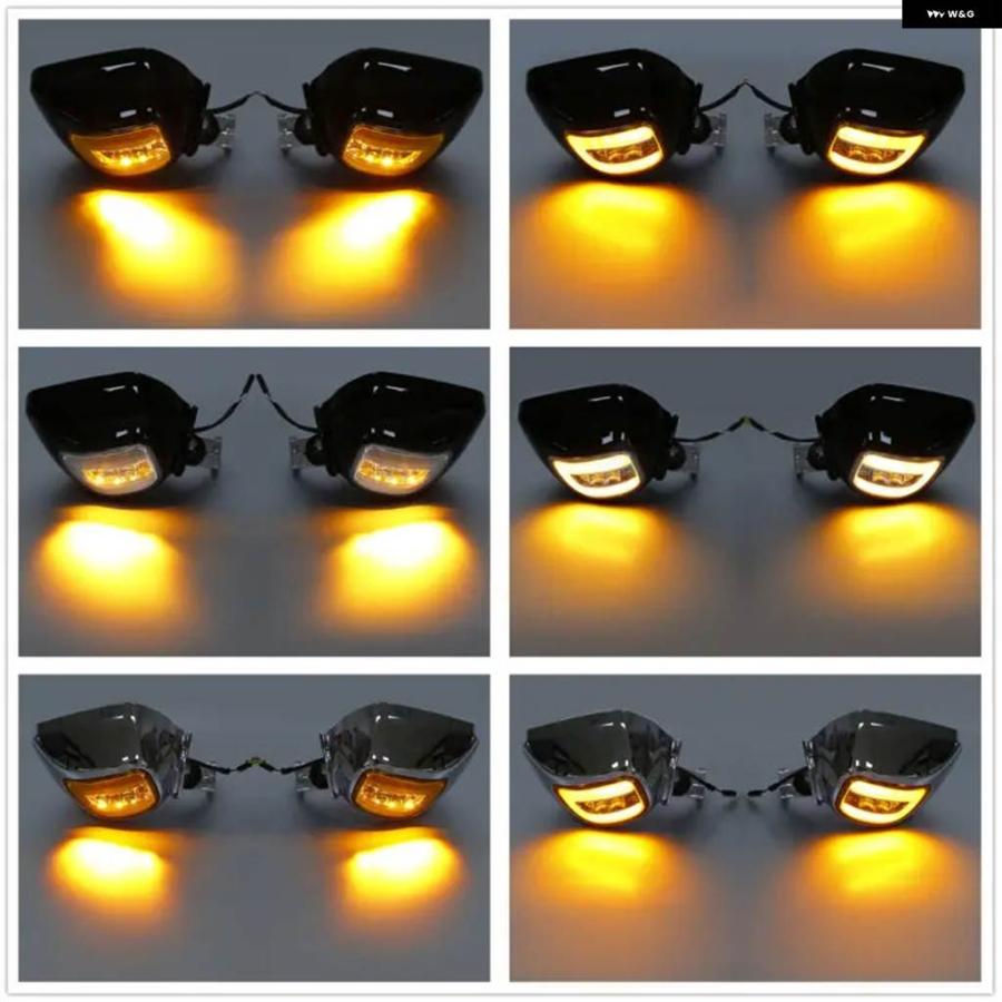 並行輸入品 ホンダ GL1800 ゴールドウィング 1800 F6B 2013-2017 バイク リアビューミラー LED ウィンの画像