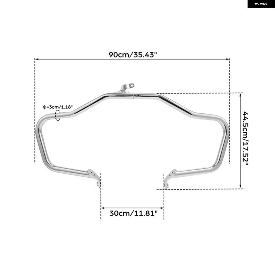 並行輸入品 エンジン ガード クラッシュ バー BMW R18 CLASSIC 2020-2022 - 24 バイク バンパー バ_6