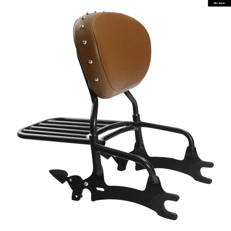 並行輸入品 バイク バックレスト シーシーバー ラゲッジラック インディアン チーフテン ダークホース 2016-2025 ロード_6