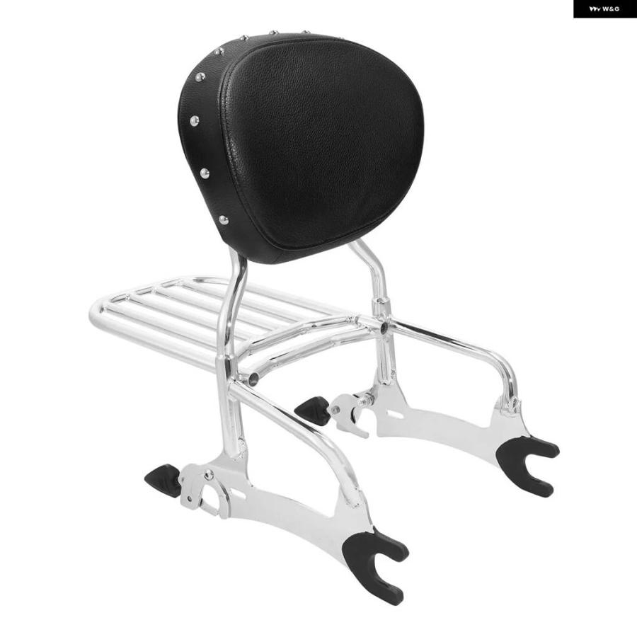 並行輸入品 バイク バックレスト シーシーバー ラゲッジラック インディアン チーフテン ダークホース 2016-2025 ロード_7